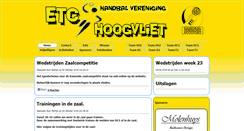 Desktop Screenshot of etc-hoogvliet.nl