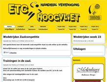 Tablet Screenshot of etc-hoogvliet.nl